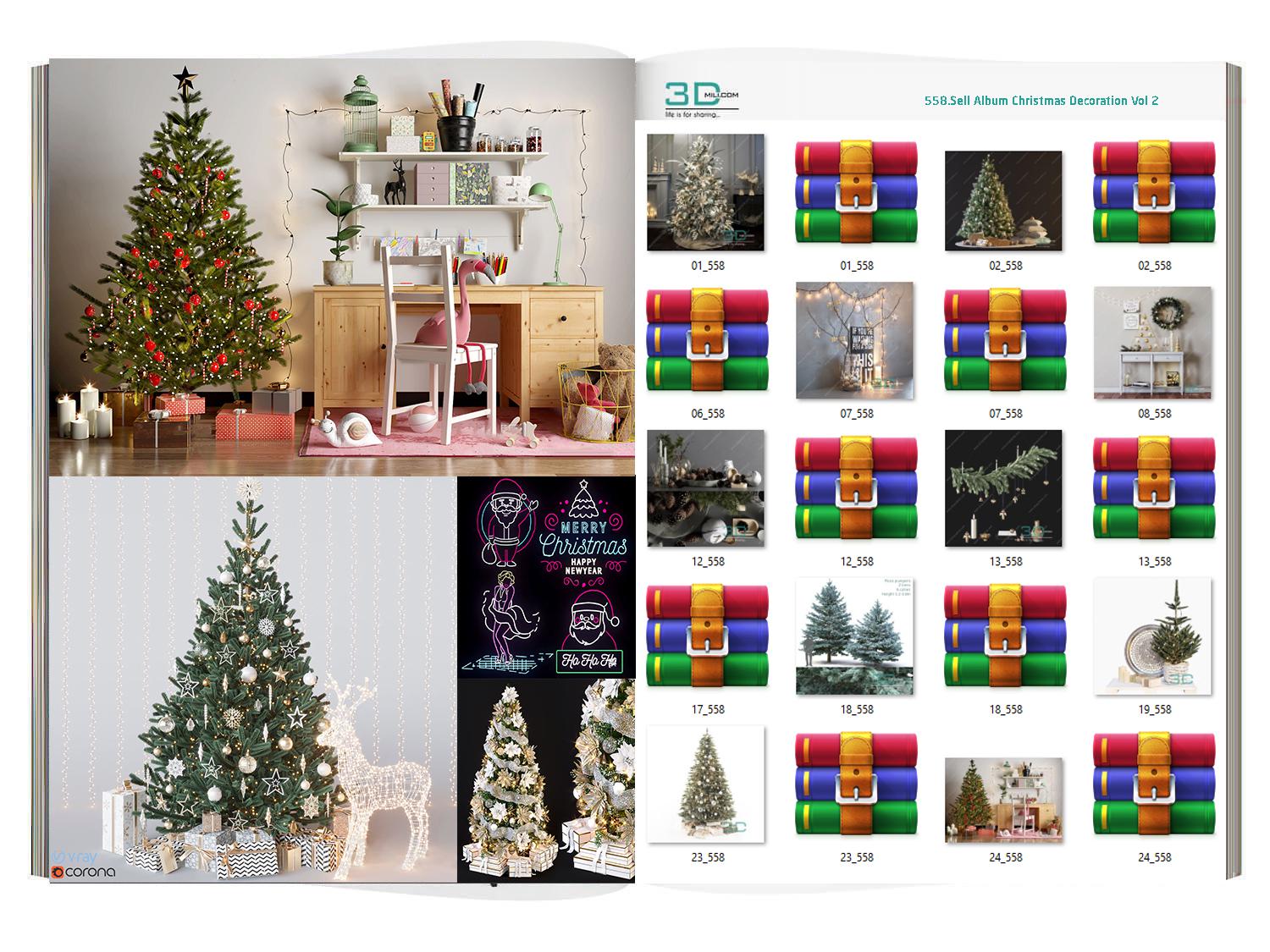558.Sell Album Christmas Decoration Vol 2 - 3ds Max Store 2024 ...