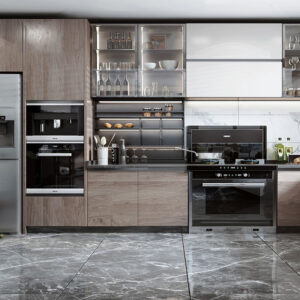 Modern Kitchen Cabinet 3d Model 300x300 