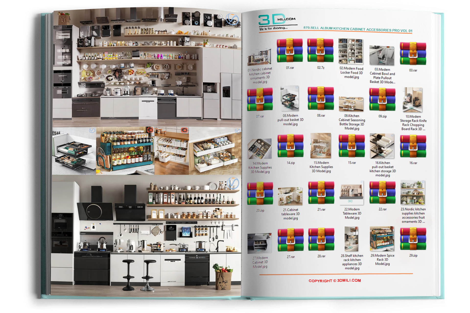 870.Sell Album Kitchen Cabinet Accessories PRO Vol 01