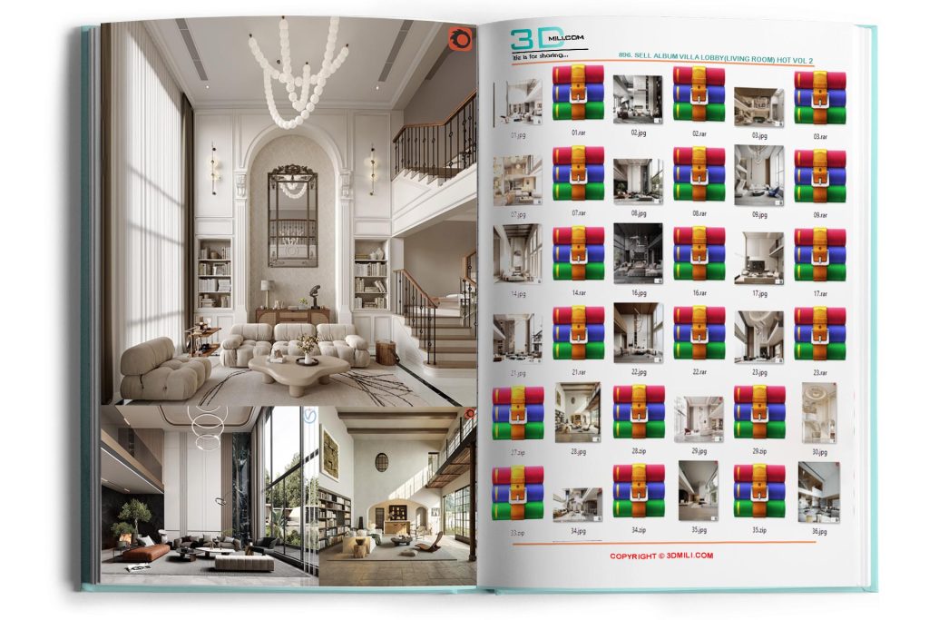 Room 896 896. Sell Album Villa Lobby (LIVING ROOM) HOT Vol 2 - 3D Models for 3ds ...